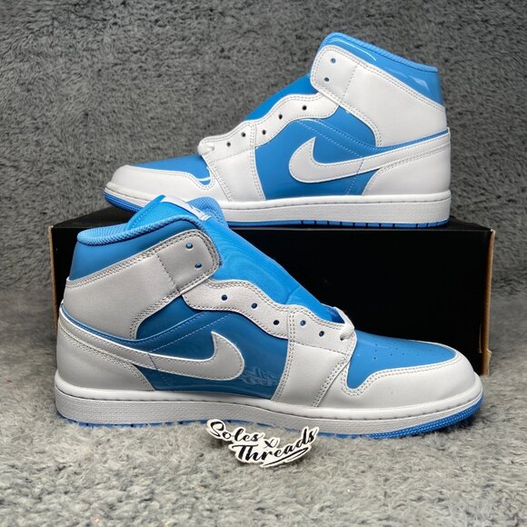 Air Jordan 1 Mid SE Men Sizes Legend Blue White Sneakers FZ2142-114 main image 7